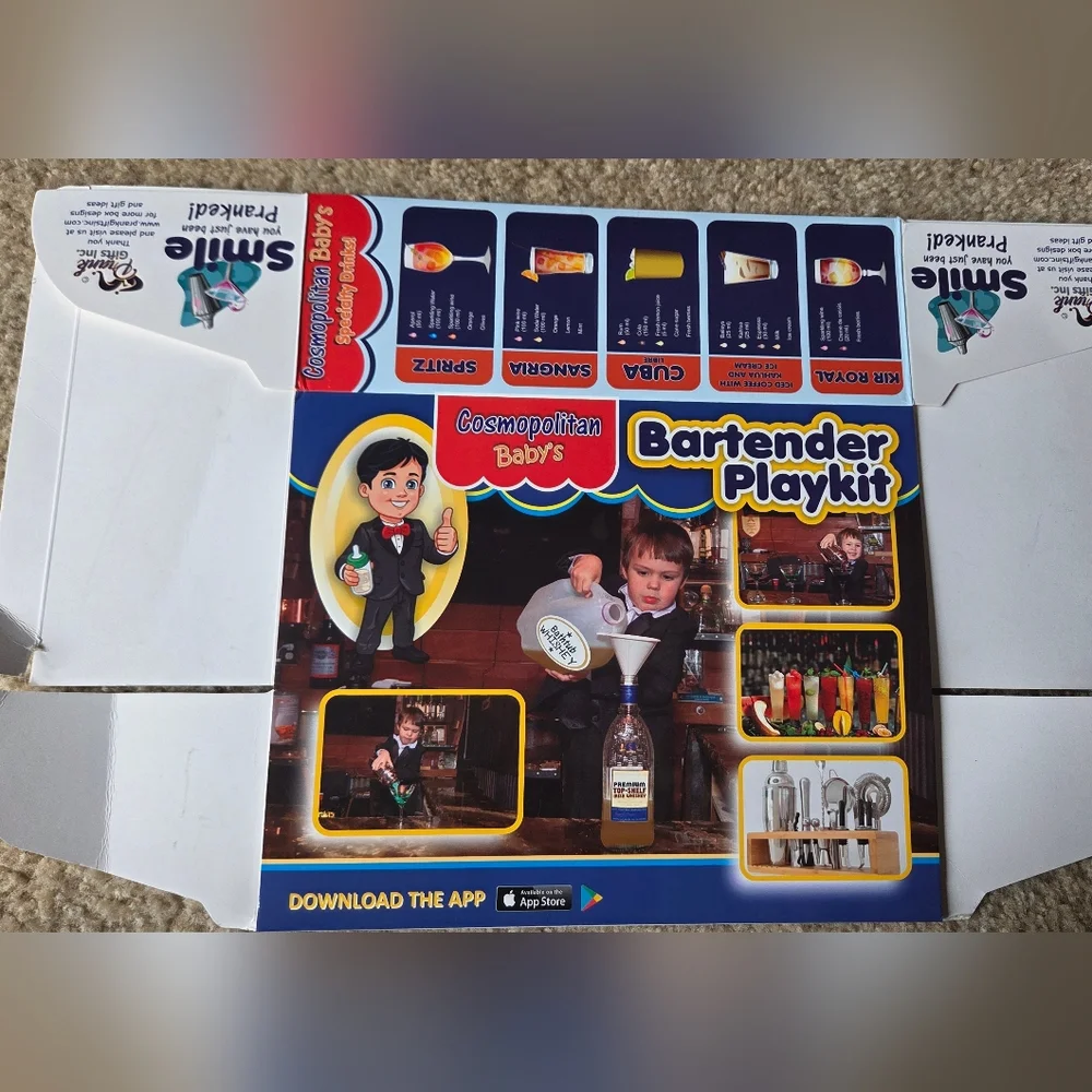 Prank Gift Box - Bartender Play Kit
